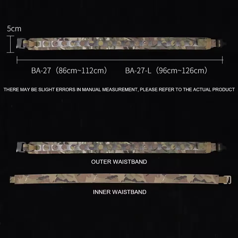 Tactical belt Metal D-Ring Cobra MOLLE Gear