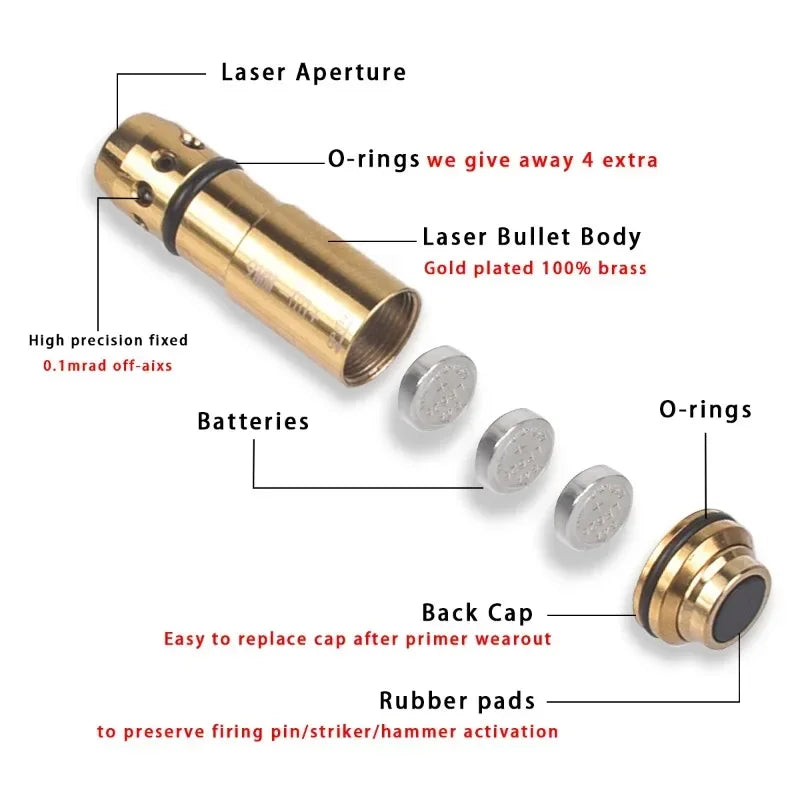 Laser Alivia percutor Dry Fire Training Tactical Laser G-Sight
