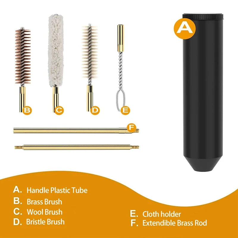 Kit Compacto de Limpieza para Pistola 9mm