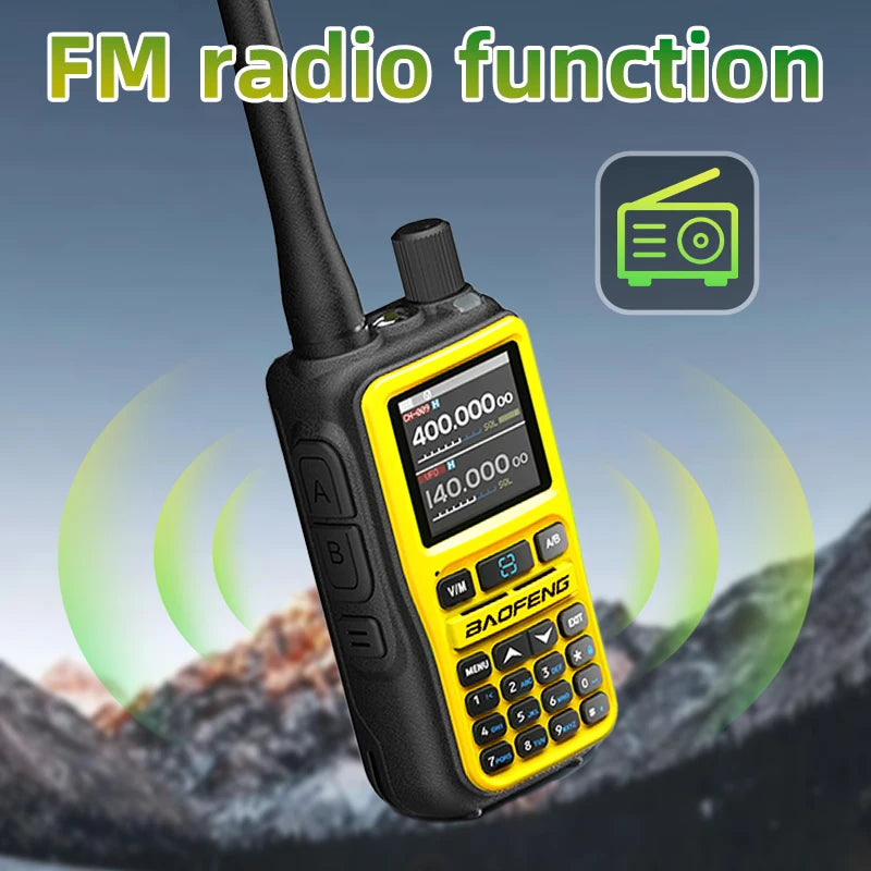 1PC Baofeng UV 5RMINI Radio Walkie Multibanda, FM, AM, UHF, VHF, PMR, Frecuencia Aérea.