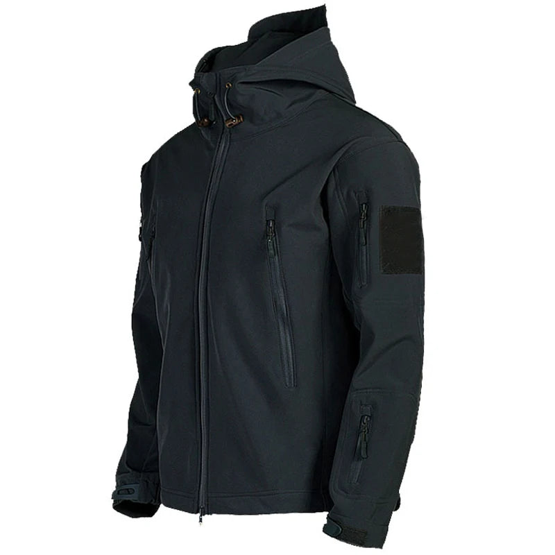 Chaqueta Táctica, Impermeable, Abrigo con Bolsillos Sobredimensionados.