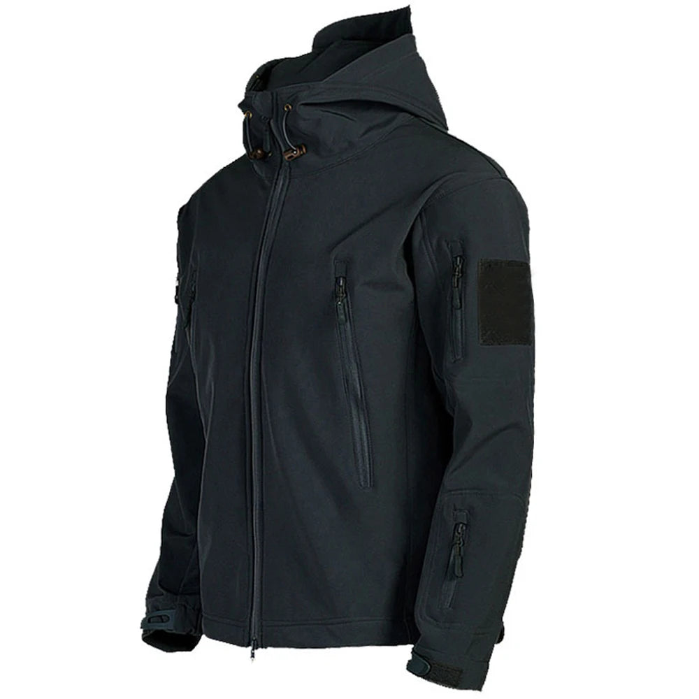Chaqueta Táctica, Impermeable, Abrigo con Bolsillos Sobredimensionados.